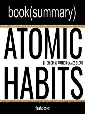 cover image of Atomic Habits by James Clear--Book Summary